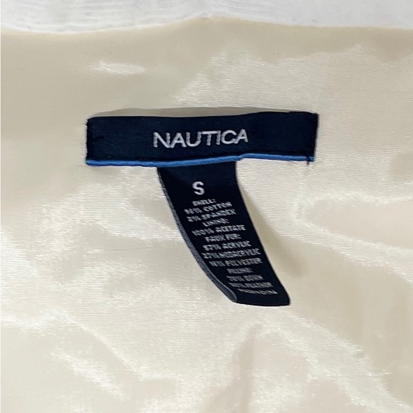 Nautica Puffer Vest Size S Cream - Picture 2 of 5